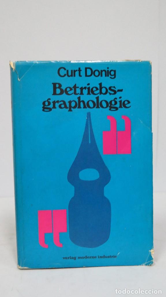 Libros de segunda mano: Betriebsgraphologie. CURT DONIG - Foto 1