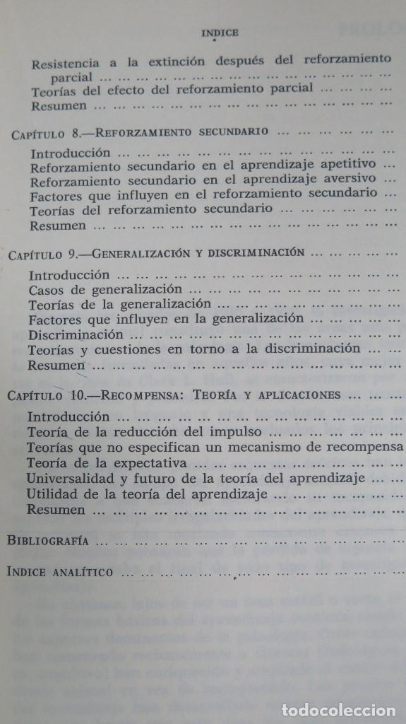 Libros de segunda mano: PRINCIPIOS BASICOS DE APRENDIZAJE. M. TARPY - Foto 4