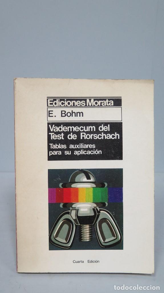 Libros de segunda mano: VADEMECUM DEL TEST DE RORSCHACH. E. BOHM - Foto 1