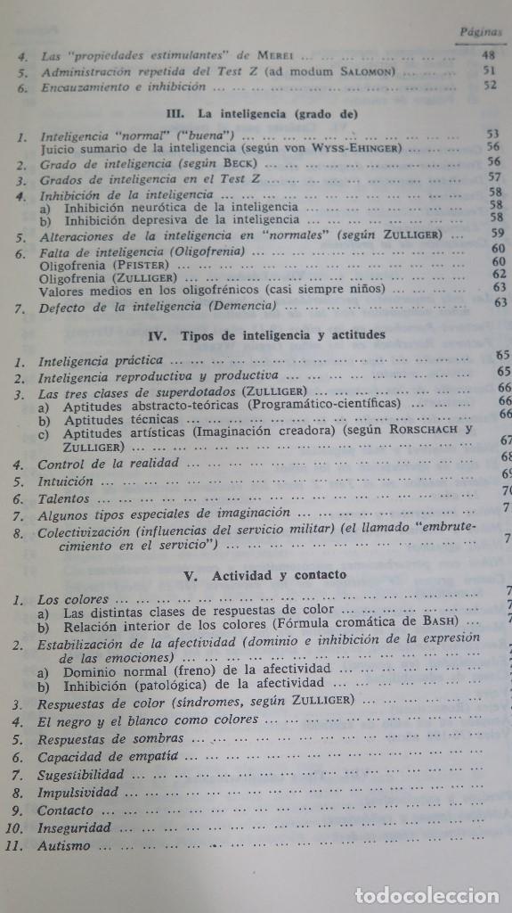Libros de segunda mano: VADEMECUM DEL TEST DE RORSCHACH. E. BOHM - Foto 4