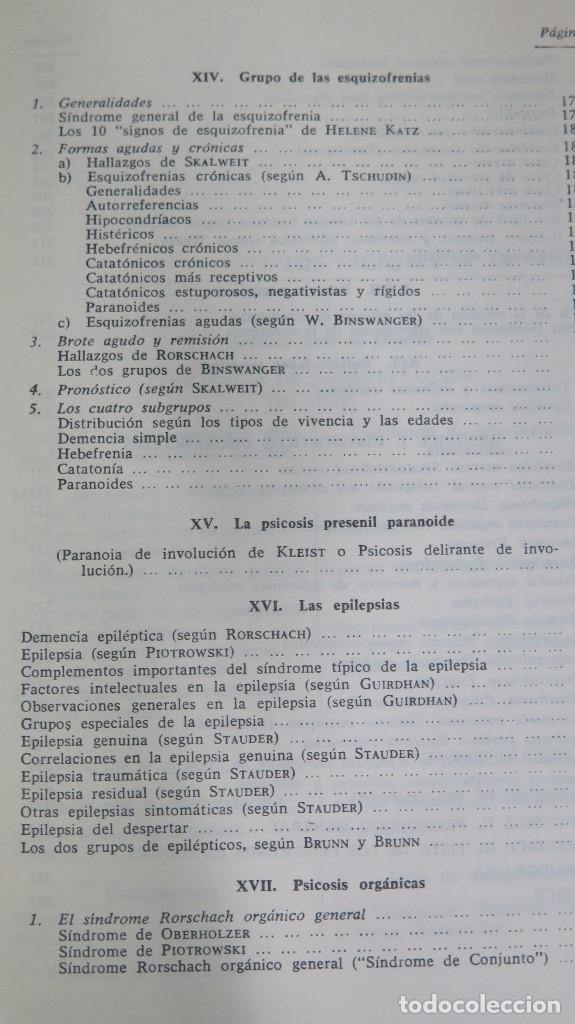 Libros de segunda mano: VADEMECUM DEL TEST DE RORSCHACH. E. BOHM - Foto 8