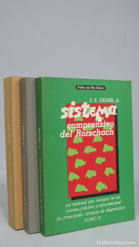 Libros de segunda mano: Sistema comprensivo del Rorschach. Exner. 3 TOMOS - Foto 1