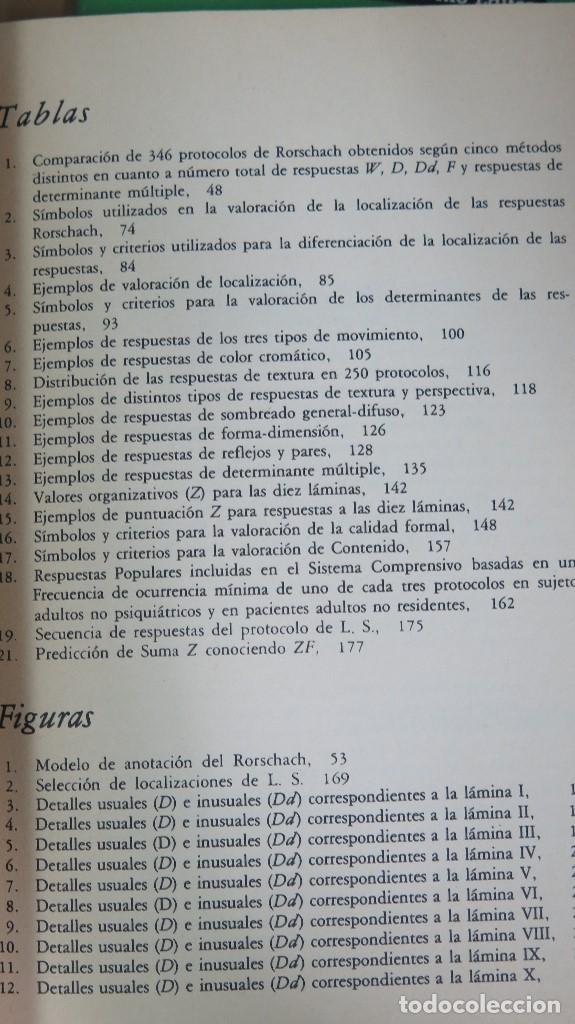 Libros de segunda mano: Sistema comprensivo del Rorschach. Exner. 3 TOMOS - Foto 4