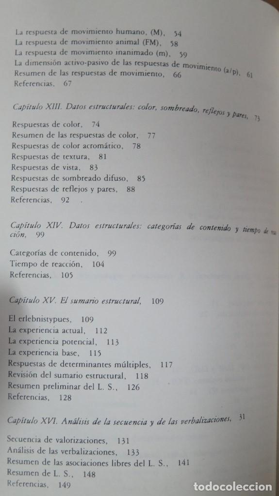 Libros de segunda mano: Sistema comprensivo del Rorschach. Exner. 3 TOMOS - Foto 6