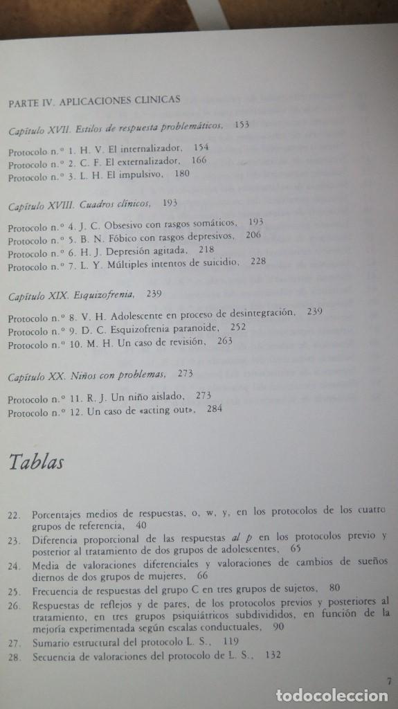 Libros de segunda mano: Sistema comprensivo del Rorschach. Exner. 3 TOMOS - Foto 7