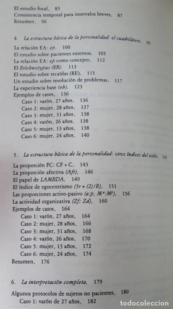 Libros de segunda mano: Sistema comprensivo del Rorschach. Exner. 3 TOMOS - Foto 10