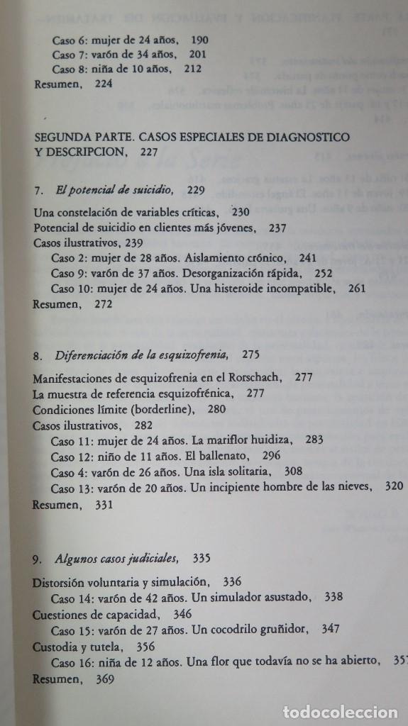 Libros de segunda mano: Sistema comprensivo del Rorschach. Exner. 3 TOMOS - Foto 11