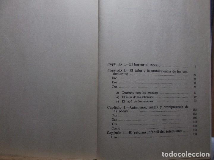 Libros de segunda mano: SIGMUND FREUD - TOTEM Y TABU - 1982 - Foto 2