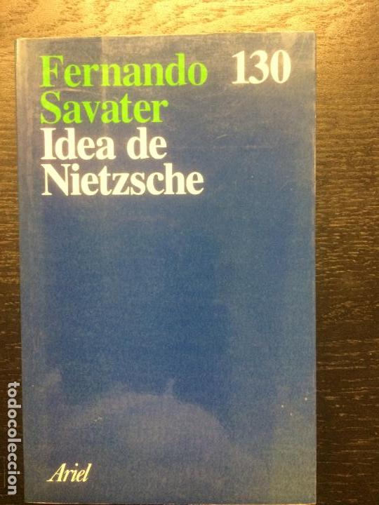 Libros de segunda mano: IDEA DE NIETZSCHE, FERNANDO SAVATER - Foto 1