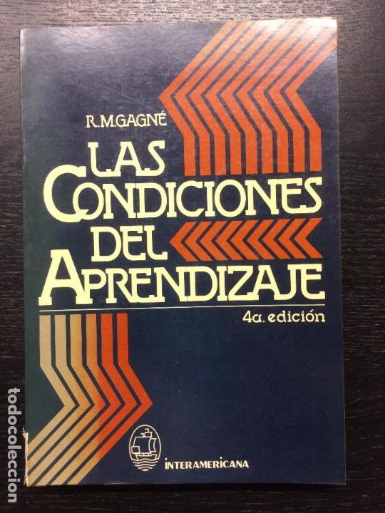 Libros de segunda mano: LAS CONDICIONES DEL APRENDIZAJE, R M GAGNE - Foto 1