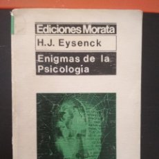 Libros de segunda mano: ENIGMAS DE LA PSICOLOGÍA. H.J. EYSENCK. 2ª ED.