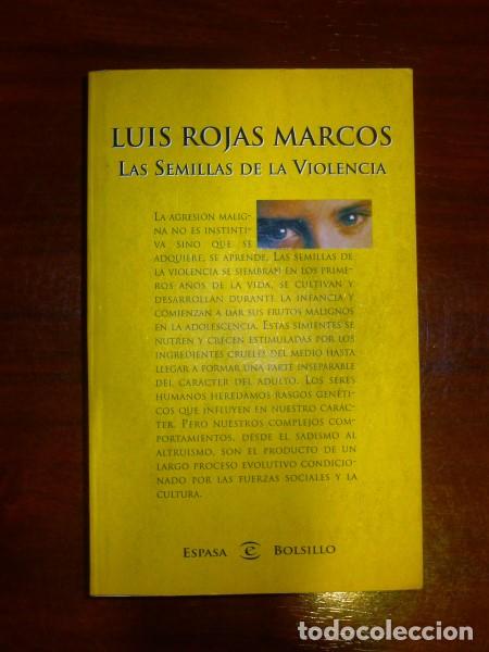 Libros de segunda mano: ROJAS MARCOS, Luis. Las semillas de la violencia - Foto 1