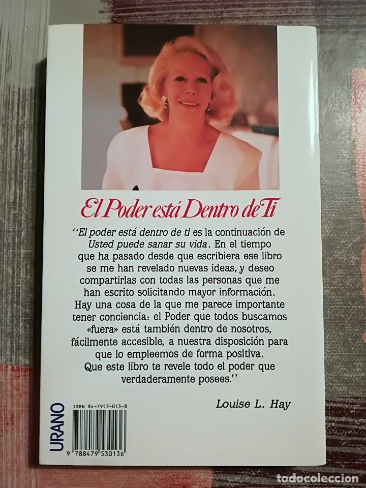 Libros de segunda mano: El poder est&aacute; dentro de ti - Louise L. Hay - Foto 2