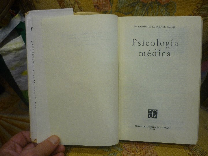 psicología médica, de ramón de la fuente muñiz. - Comprar Libros de