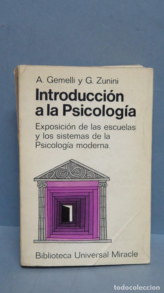 Libros de segunda mano: INTRODUCCI&Oacute;N A LA PSICOLOG&Iacute;A. GEMELLI Y ZUZINI - Foto 1