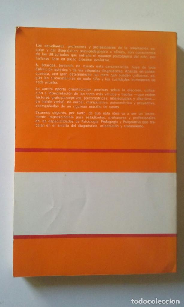 Libros de segunda mano: TEST PARA PSICODIAGNOSTICO INFANTIL - SIMONE BOURGES - Foto 3