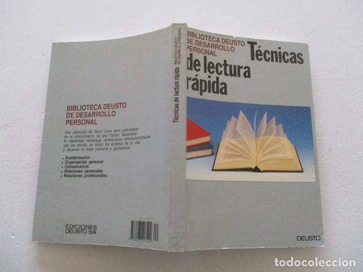 Libros de segunda mano: T&eacute;cnicas de lectura r&aacute;pida. RMT85379. - Foto 1