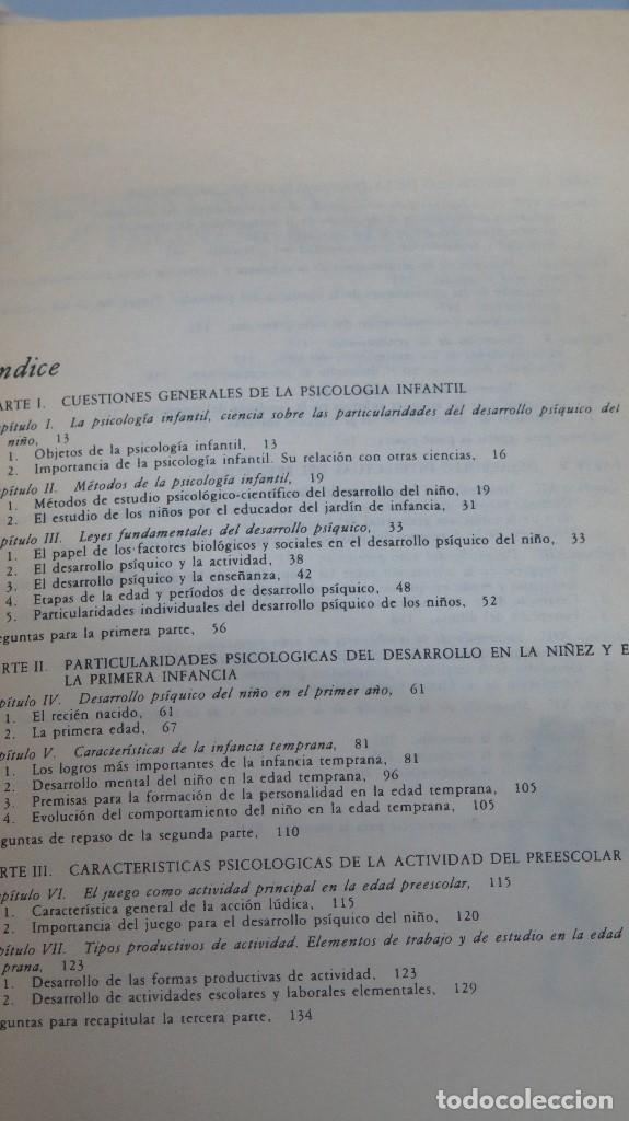 Libros de segunda mano: Psicolog&iacute;a De La Edad Preescolar. MUJINA - Foto 2