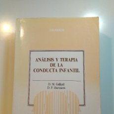 Libri di seconda mano: ANÁLISIS Y TERAPIA DE LA CONDUCTA INFANTIL. GELFAND, D.M. / HARTMANN, D.P. ISBN 843680483X.. Lote 115913555