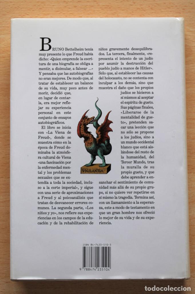 Libros de segunda mano: Bruno Bettelheim - El peso de una vida - Cr&iacute;tica - Foto 2