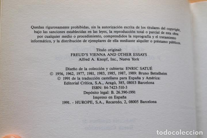 Libros de segunda mano: Bruno Bettelheim - El peso de una vida - Cr&iacute;tica - Foto 4