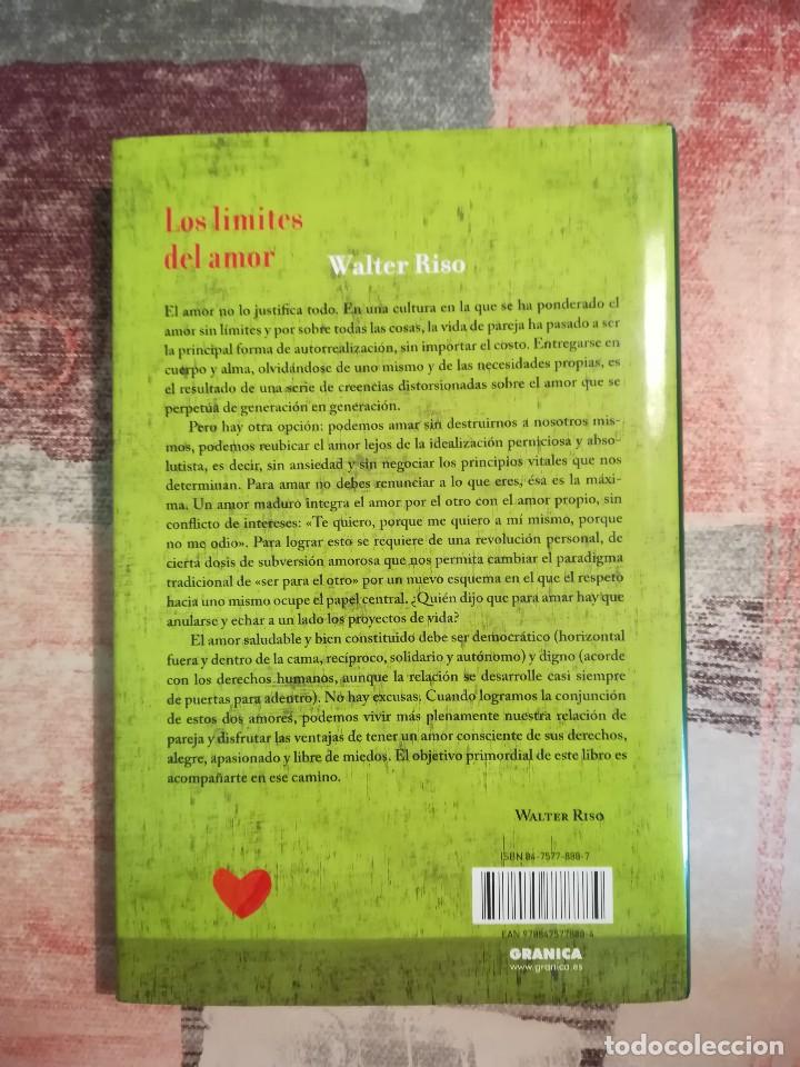 Libros de segunda mano: Los l&iacute;mites del amor - Walter Riso - Foto 2