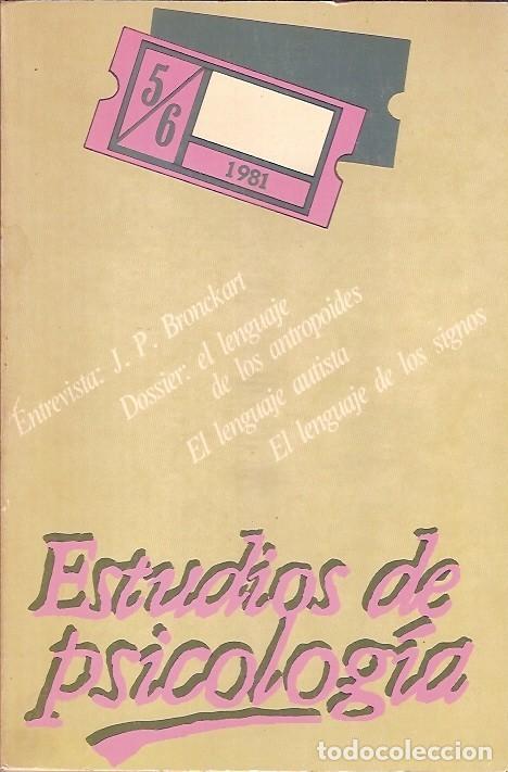 Libros de segunda mano: ESTUDIOS DE PSICOLOGIA 5 6 1981 - Foto 1