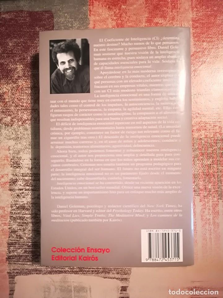 Libros de segunda mano: Inteligencia emocional - Daniel Goleman - Foto 2