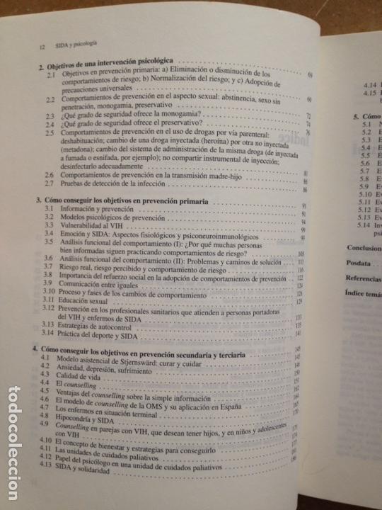 Libros de segunda mano: Sida y psicolog&iacute;a (Ram&oacute;n Bay&eacute;s) - Foto 4