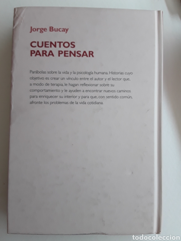 Libros de segunda mano: Cuentos para pensar / Jorge Bucay - Foto 2