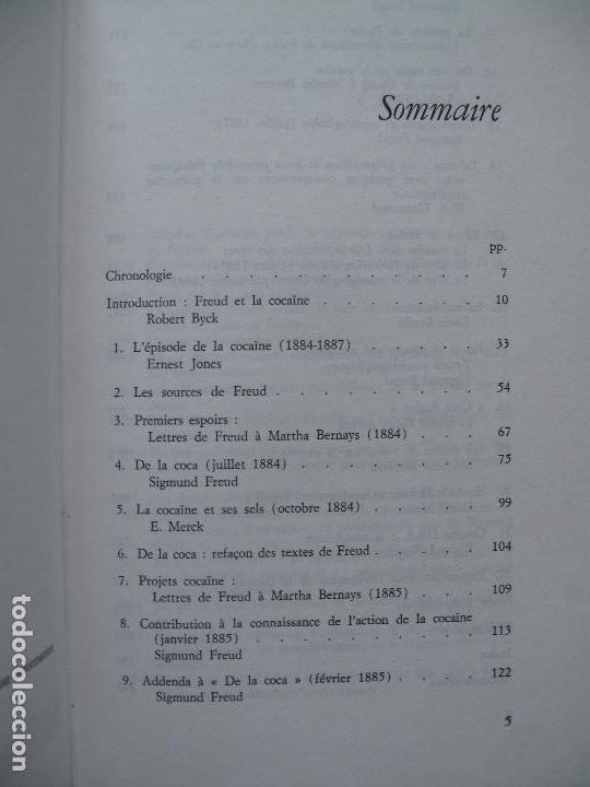 Libros de segunda mano: DE LA COCAiNA,. SIGMUND  FREUD. EDITIONS COMPLEXE. 1976. - Foto 3