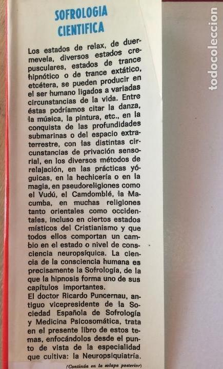 Libros de segunda mano: SOFROLOG&Iacute;A CIENT&Iacute;FICA. RICARDO PUNCERNAU. - Foto 6