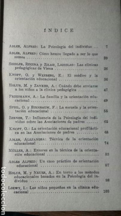 Libros de segunda mano: Guiando al ni&ntilde;o. Alfred Adler. - Foto 3