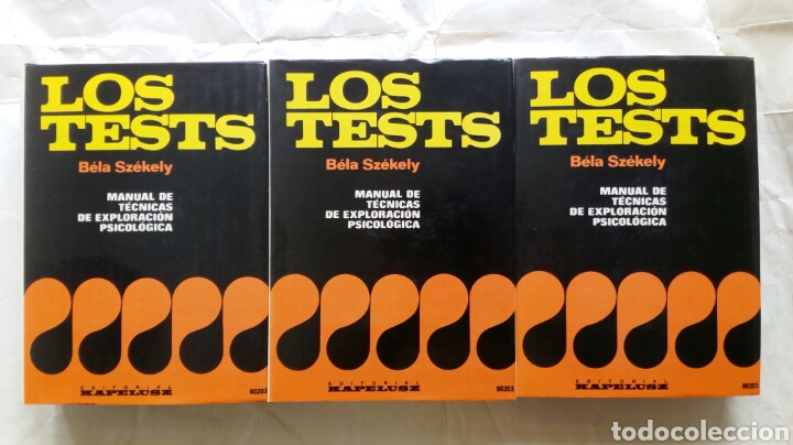 Libros de segunda mano: Los Tests. (Tres tomos). B&eacute;la Sz&eacute;kely. - Foto 1