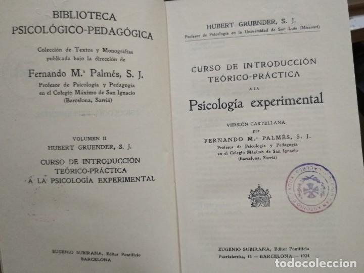 Libros de segunda mano: CURSO DE INTRODUCCI&Oacute;N TE&Oacute;RICO PR&Aacute;CTICA A LA PSICOLOG&Iacute;A EXPERIMENTAL - Foto 2