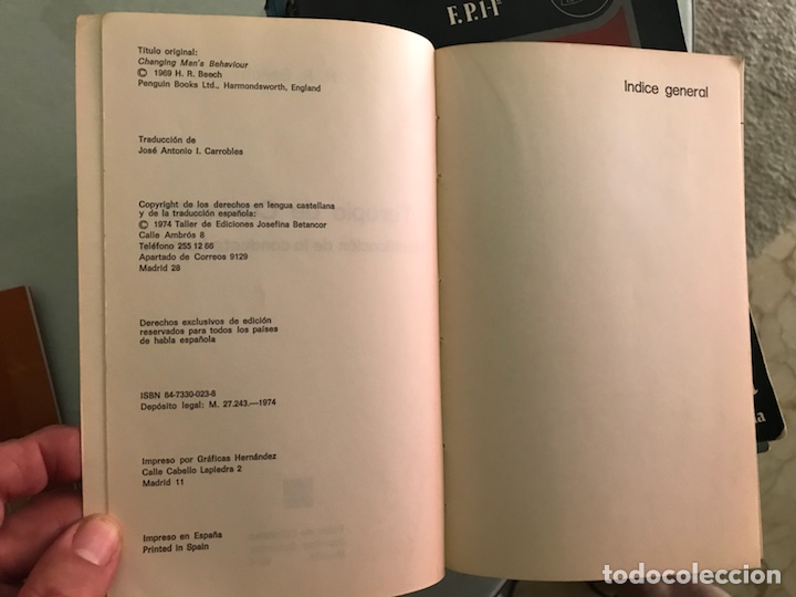 Libros de segunda mano: Terapia de conducta. H. R. Beech - Foto 4