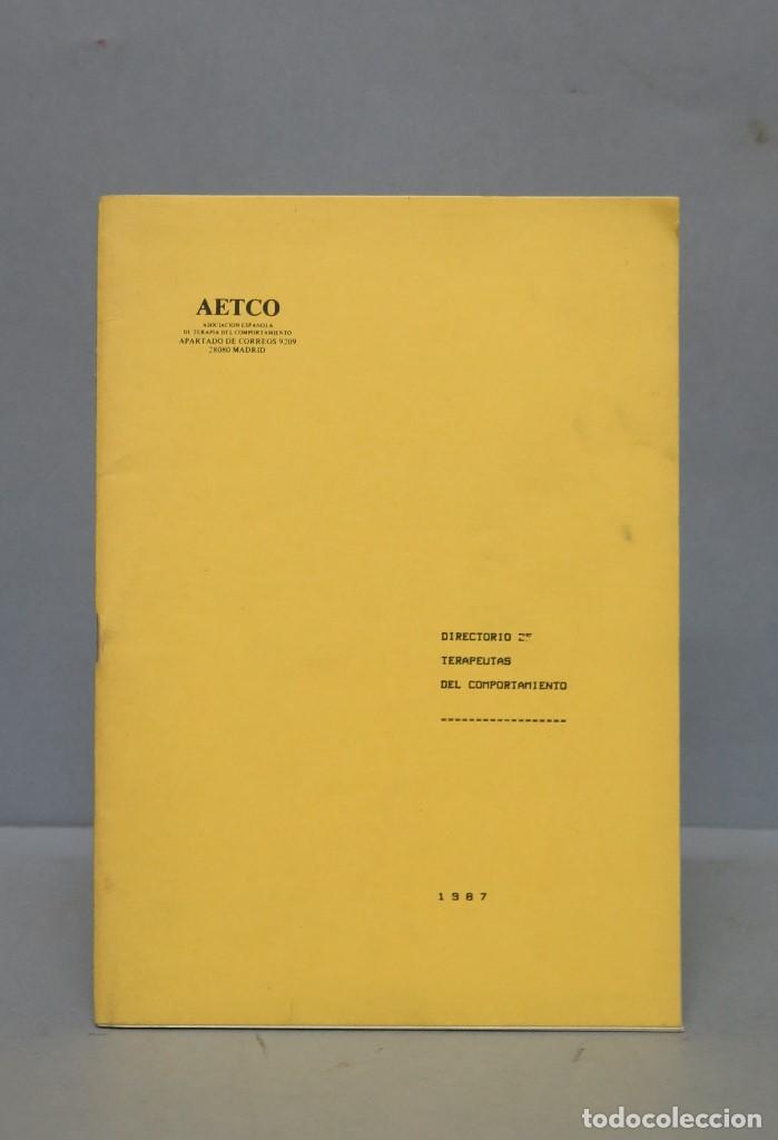 Libros de segunda mano: DIRECTORIO TERAPEUTAS COMPORTAMIENTO - Foto 1