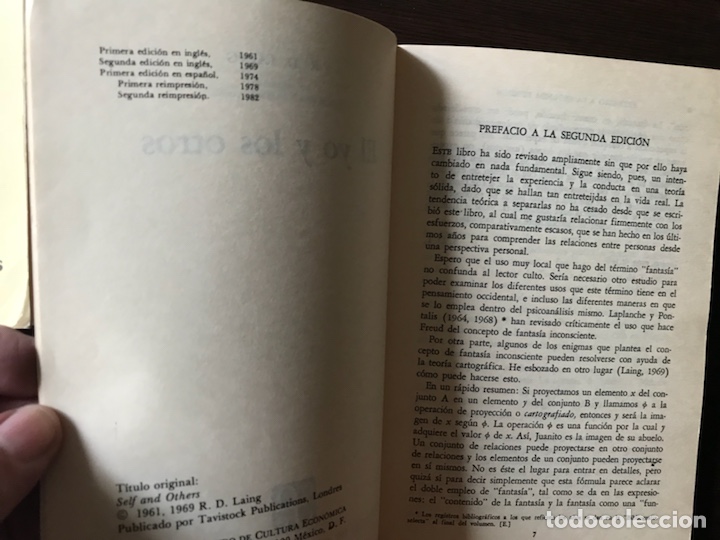 Libros de segunda mano: El yo y los otros. Ronald D. Laing - Foto 3