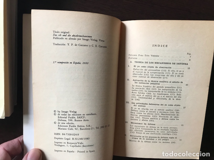 Libros de segunda mano: El yo y los mecanismos de defensa. Anna Freud - Foto 3