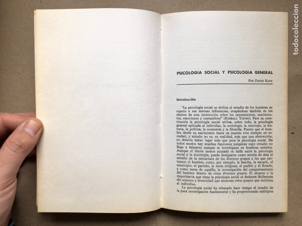 Libros de segunda mano: PSICOLOG&Iacute;A APLICADA. A. ACKERMANN. EDICIONES MORATA 1970. - Foto 3
