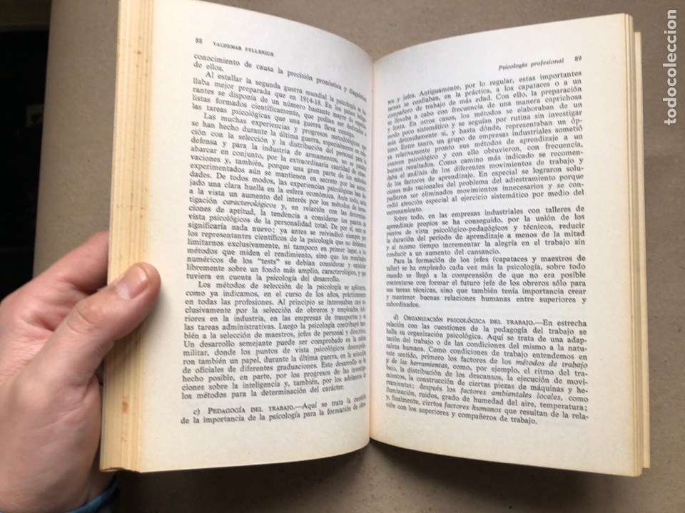 Libros de segunda mano: PSICOLOG&Iacute;A APLICADA. A. ACKERMANN. EDICIONES MORATA 1970. - Foto 6