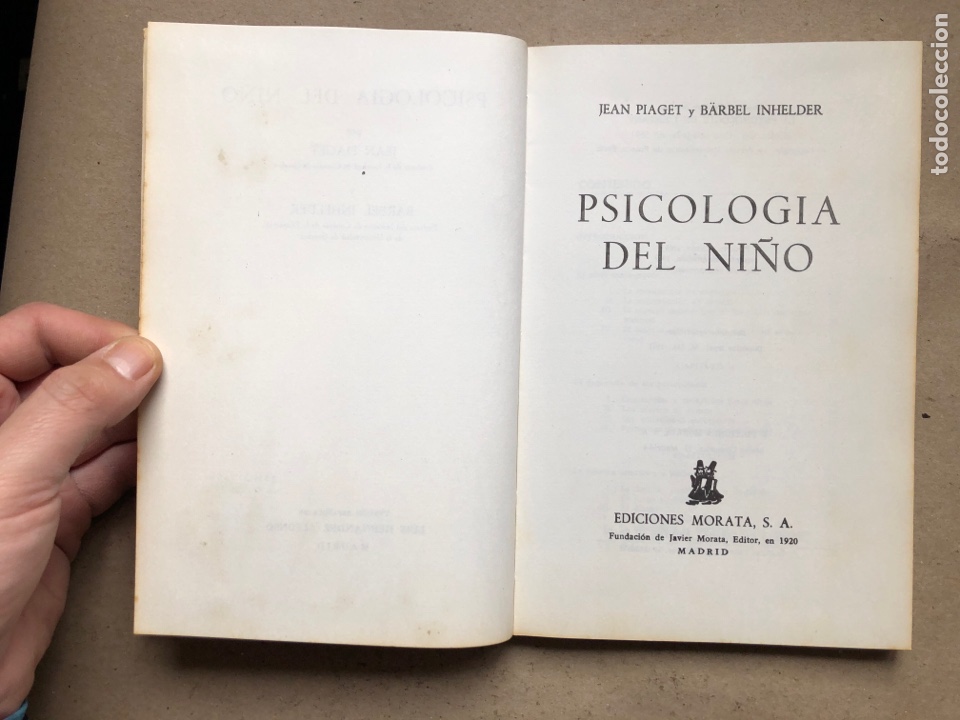 psicolog a del ni o. j. piaget y b. inhelder. e Buy Used books