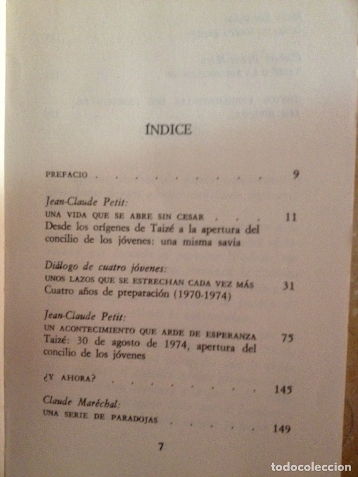 Libros de segunda mano: Taiz&eacute;, concilio de los j&oacute;venes &iquest;para qu&eacute;? - Foto 4