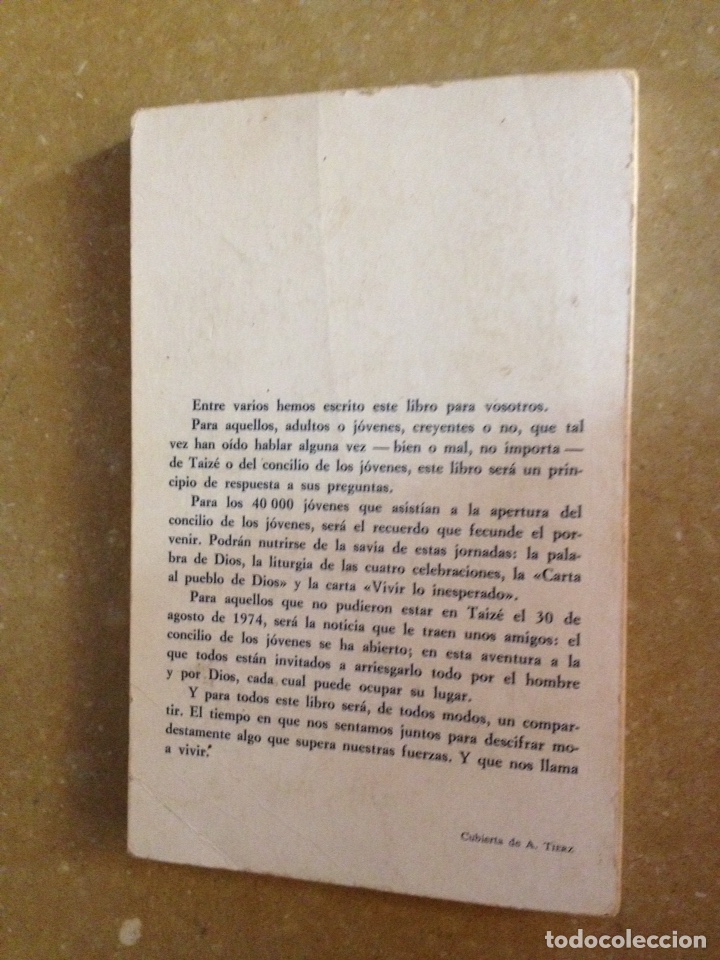 Libros de segunda mano: Taiz&eacute;, concilio de los j&oacute;venes &iquest;para qu&eacute;? - Foto 6
