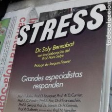 Libros de segunda mano: STRESS. DR. SOLY BENSABAT.1994. Lote 138970278