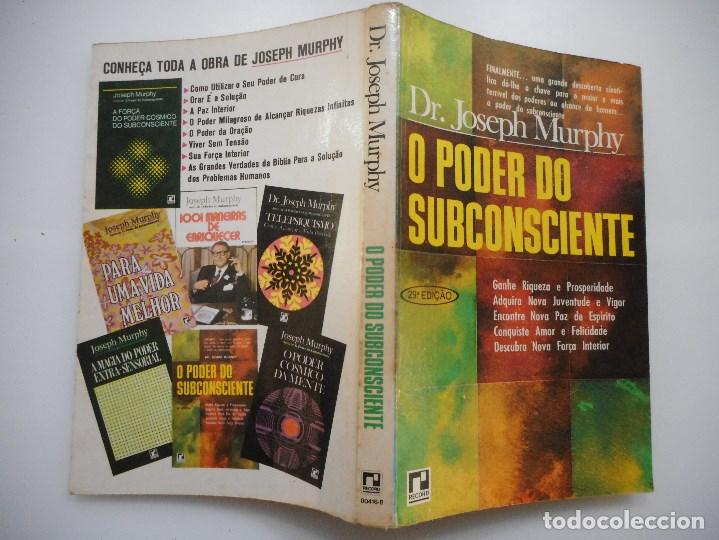 Libros de segunda mano: JOSEPH MURPHY   O poder do subconsciente   Y90978 - Foto 1