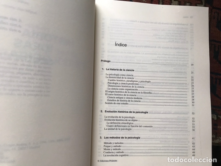 Libros de segunda mano: Historia de las ideas psicol&oacute;gicas. Helio Carpintero. Dif&iacute;cil - Foto 4