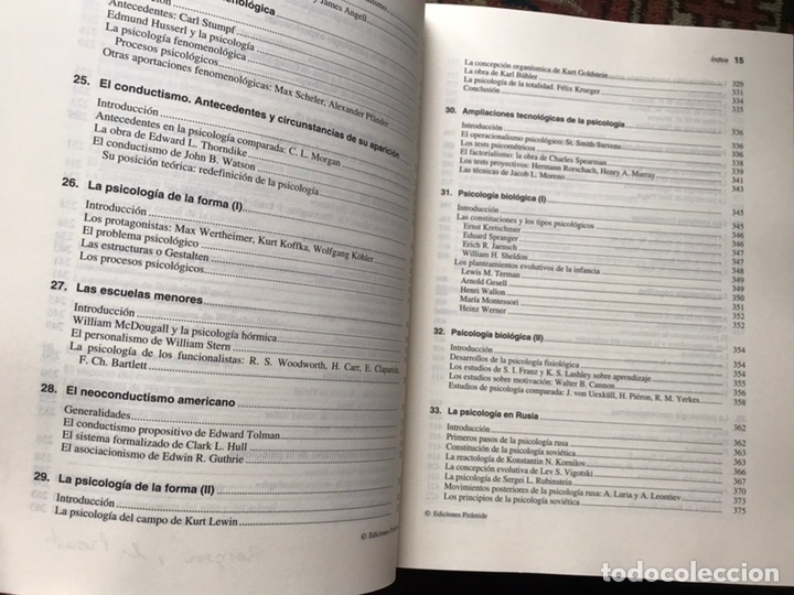 Libros de segunda mano: Historia de las ideas psicol&oacute;gicas. Helio Carpintero. Dif&iacute;cil - Foto 7