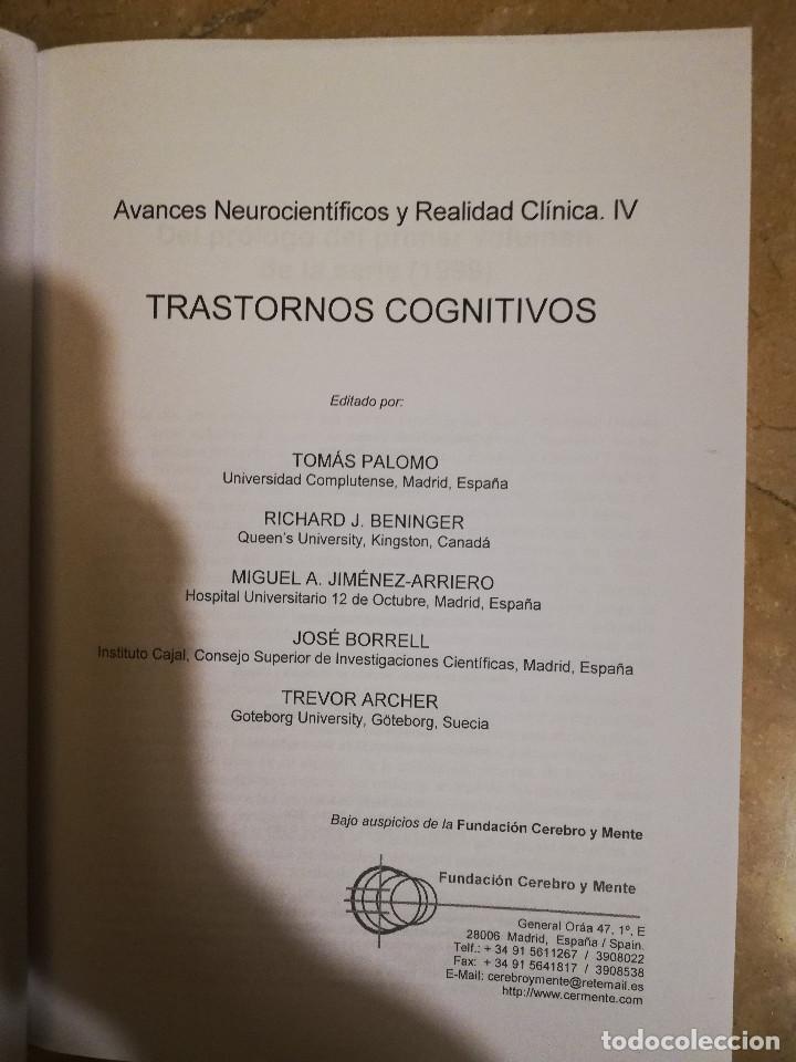 Libros de segunda mano: TRASTORNOS COGNITIVOS (VV. AA.) - Foto 2