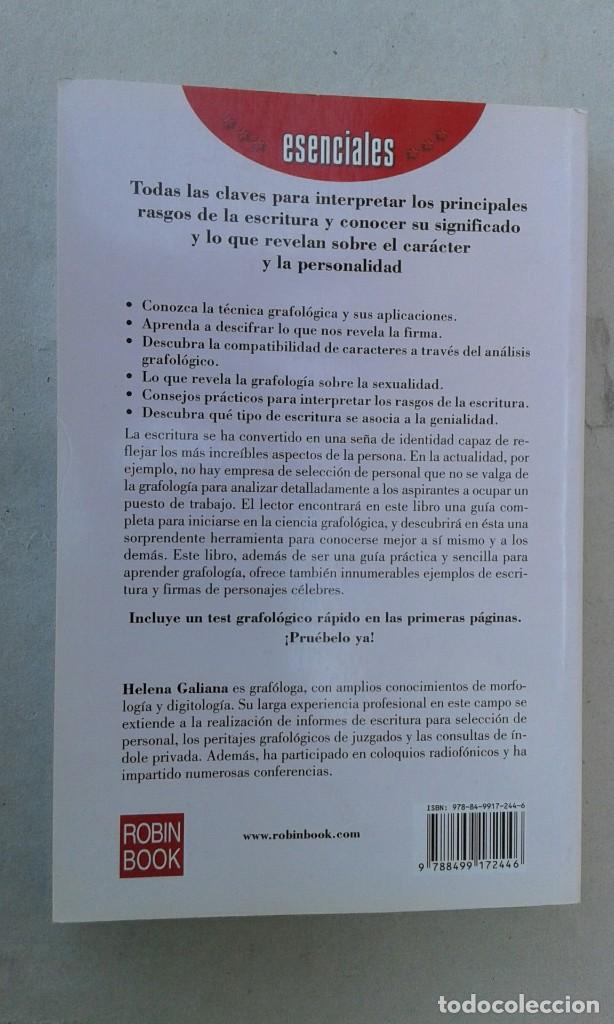Libros de segunda mano: Grafolog&iacute;a. Helena Galiana - Foto 2